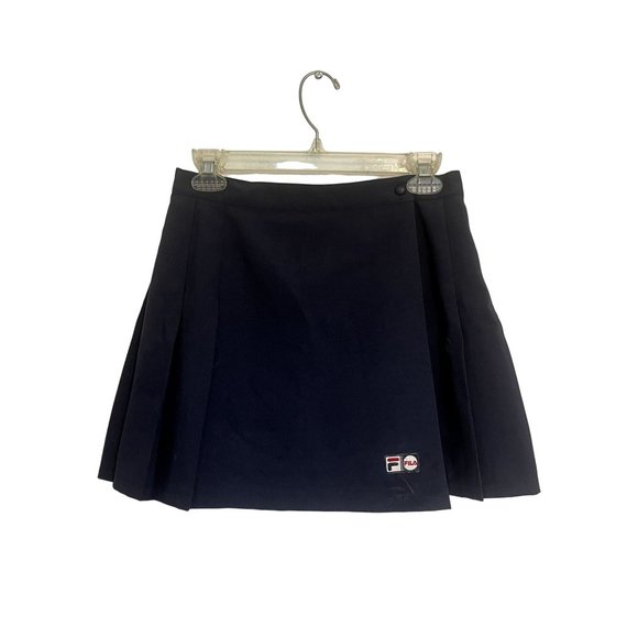 FILA Pleated Skirt Street Style Plain Logo Mini Skirt - Picture 1 of 4